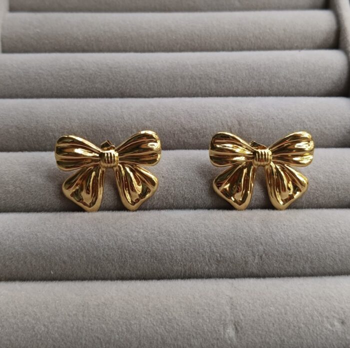  Elegant Bow Earrings - Image 5