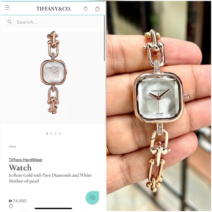 Tiffany & Co. Rose Gold Women's Watch - Image 3