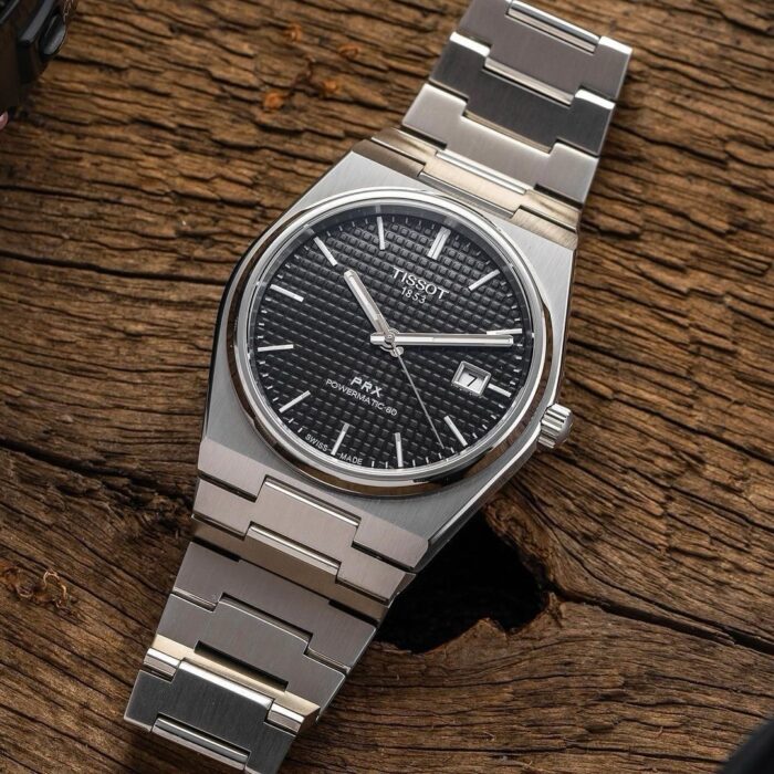 Tissot PRX Powermatic 80 Black Dial Quartz Men’s Watch - Image 4