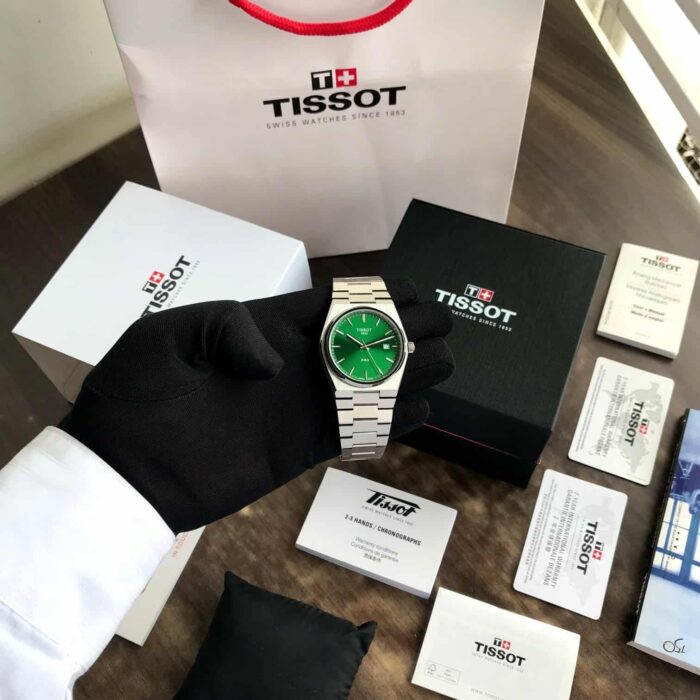Tissot PRX Green Dial Quartz Men’s Watch - Image 5