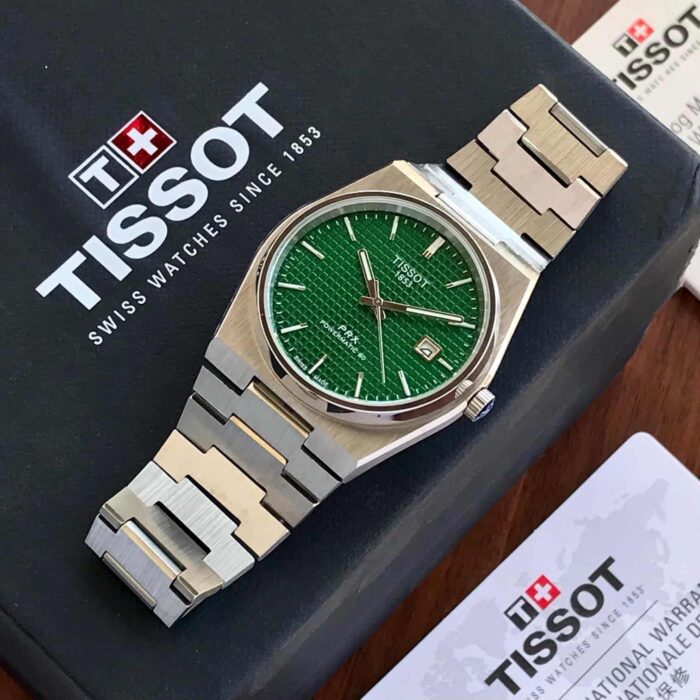Tissot PRX Powermatic 80 Green Dial Automatic Men’s Watch - Image 3
