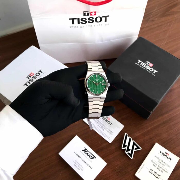 Tissot PRX Powermatic 80 Green Dial Automatic Men’s Watch - Image 9