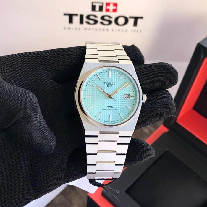 Tissot PRX Powermatic 80 Ice Blue Quartz Watch - Image 2