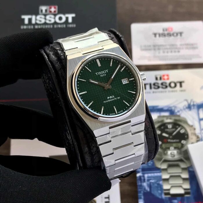 Tissot PRX Powermatic 80 – Green Dial Quartz Watch - Image 2