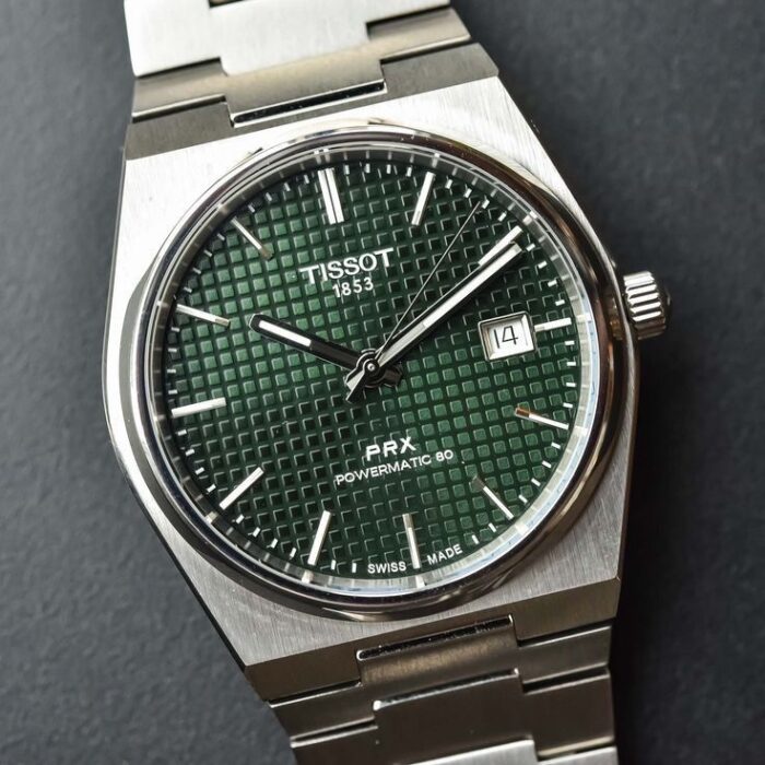 Tissot PRX Powermatic 80 – Green Dial Quartz Watch - Image 4