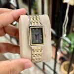 Fossil Rectangular Black Dial Unisex Watch