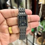 Fossil Rectangular Black Dial Unisex Watch - Image 2