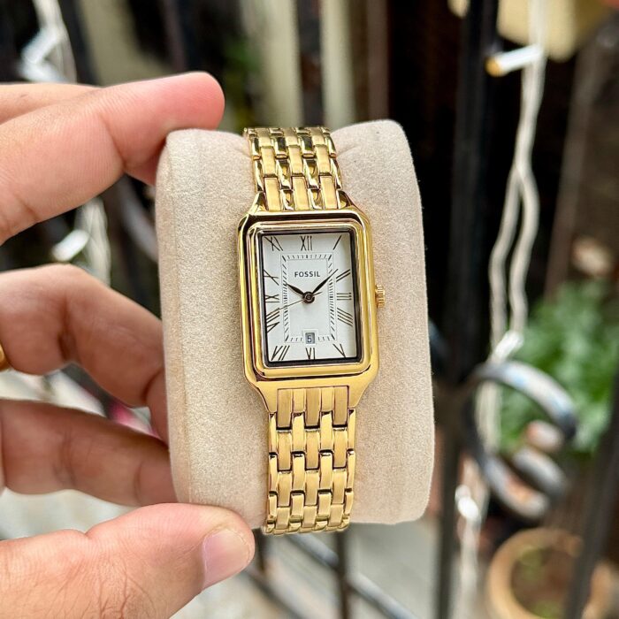 Fossil Rectangle Unisex Watch - Image 2