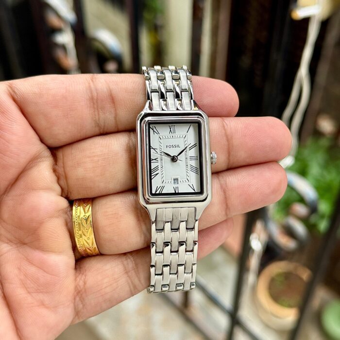 Fossil Rectangle Unisex Watch - Image 3