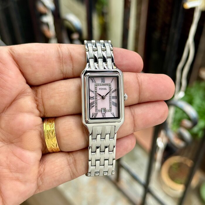 Fossil Rectangle Unisex Watch - Image 3