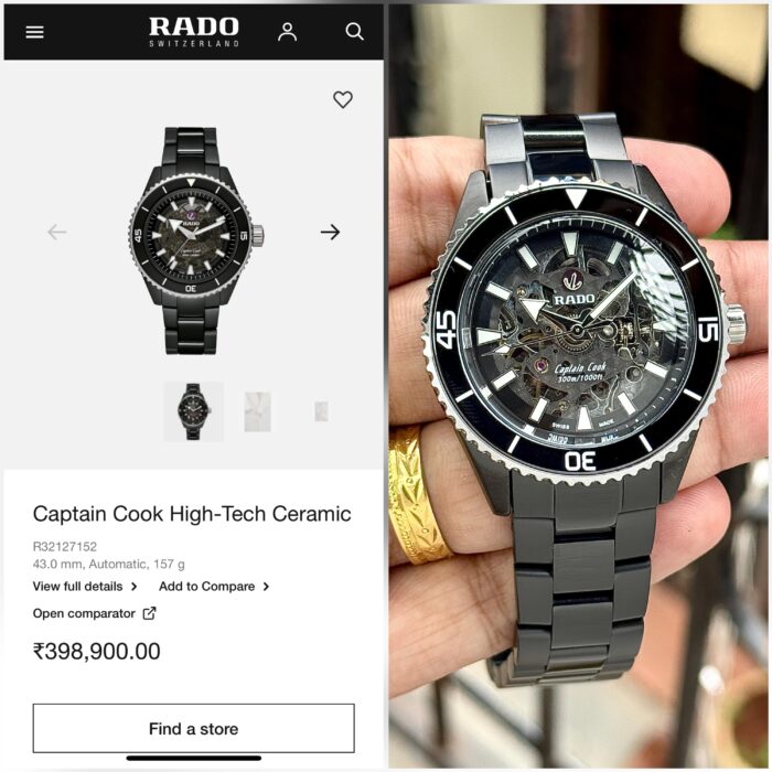 RADO Automatic Captain Cook Men's Watch - Image 3