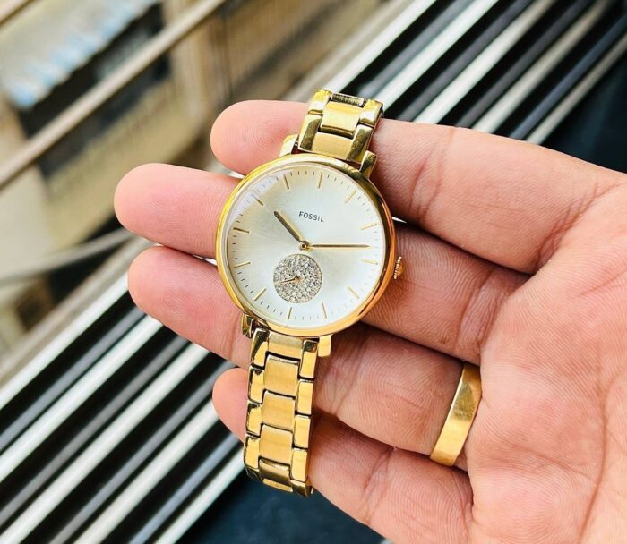 Fossil Jacqueline Gold-Tone Women’s Watch - Image 4