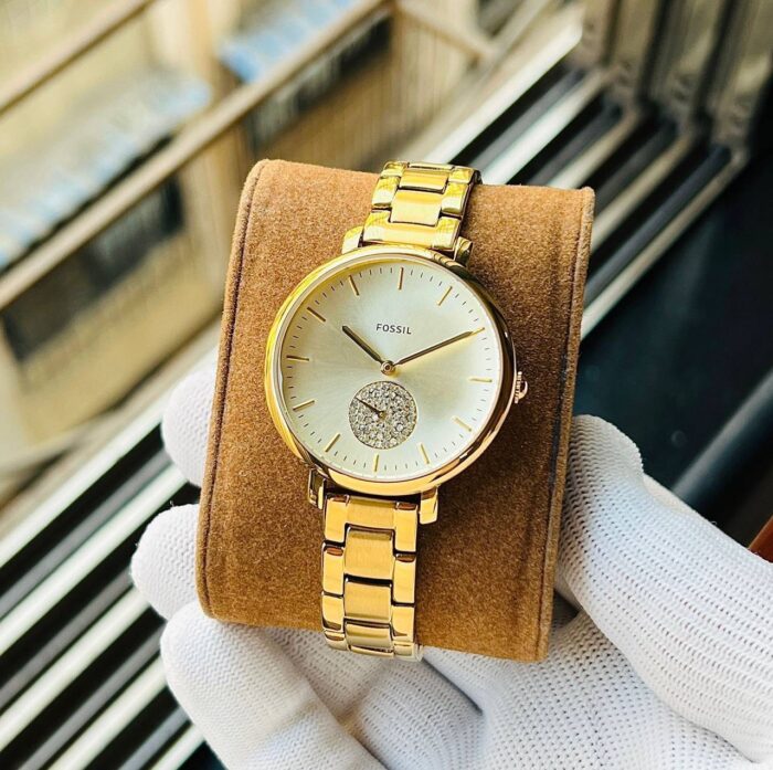 Fossil Jacqueline Gold-Tone Women’s Watch - Image 2