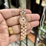 Bvlgari Women’s Rose Gold Oval Dial Bracelet Watch - Image 2