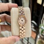 Bvlgari Women’s Rose Gold Oval Dial Bracelet Watch