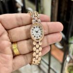 Bvlgari Women’s Rose Gold Oval Dial Bracelet Watch - Image 2