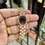 Bvlgari Women’s Rose Gold Oval Dial Bracelet Watch - Image 2