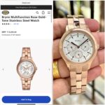 The Fossil Brynn Multifunction Rose Gold-Tone Watch