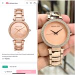 Michael Kors Embellished Analogue Watch – Model MK6426I