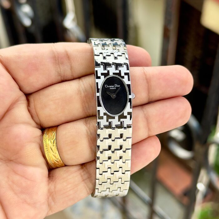 Christian Dior Ladies Luxury Silver Bracelet Watch - Image 2