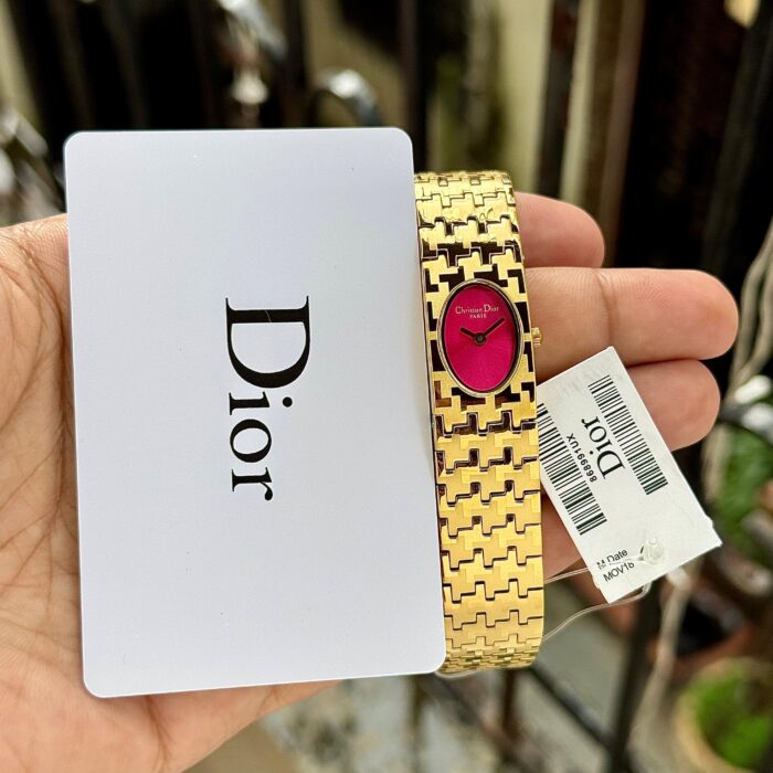 Christian Dior Ladies Luxury Gold Bracelet Watch - Image 3