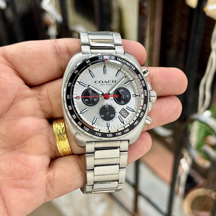 Coach Charter Silver Men's Watch - Image 2