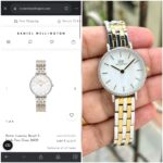 Petite Lumine Bezel 5-Link Two-Tone MOP Watch