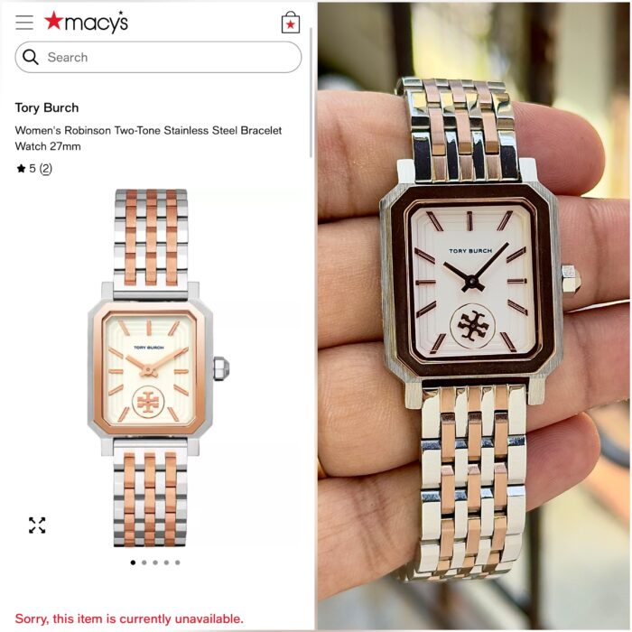 Tory Burch Robinson Two-Tone Women's Watch - Image 2