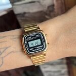 Mini Casio Vintage Digital Watch – Rose Gold
