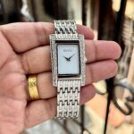 Gucci Petite S Steel Diamond Bezel Women’s Watch (Model: YA860502)