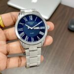 Tissot Men’s Blue Dial Stainless Steel Quartz Watch (Model: T-Classic Series) - Image 2