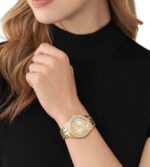 Michael Kors Inspired Harlowe Analog Watch (MK4709 Style) - Full Gold-Tone - Image 3