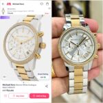 Michael Kors Women’s Two-Tone Chronograph Watch (Model: MK6474) - Image 3