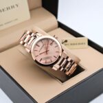 Burberry Inspired Classic Watch - Full Rose Gold-Tone Check Dial
