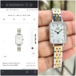 Daniel Wellington Inspired Quadro Lumine Watch - Two-Tone Mother-of-Pearl - Image 3