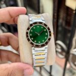 Bvlgari Green Dial Dual-Tone Women’s Watch