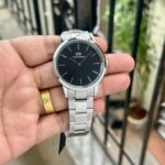 Daniel Wellington Classic Watch – Silver Stainless Steel with Black Dial