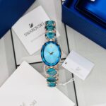 Aqua Blue Swarovski Crystal Bracelet Watch