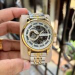 Patek Philippe Inspired Skeleton Watch - Two-Tone Gold & Silver - Image 2