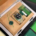 Rolex GMT-Master II Dual-Tone Men’s Watch – Green Black Bezel Edition - Image 3