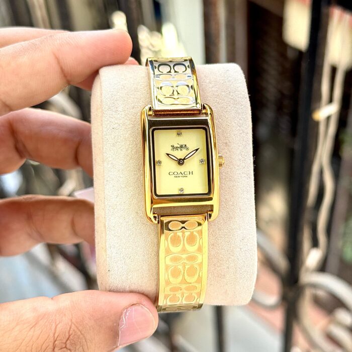 Coach Allie Women’s Watch – Classic Gold-Tone Luxury Edition - Image 2