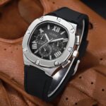 GUESS Headline Chronograph Men’s Watch – Black Dial Silver Case Edition - Image 2