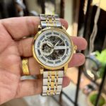 Patek Philippe Inspired Skeleton Watch - Two-Tone Gold & Silver
