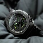 Casio G-Shock GA-2100 Neon Accent – Carbon Core Guard Edition (Black & Green) - Image 2