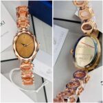 Champagne Gold Swarovski Crystal Bracelet Watch - Image 2