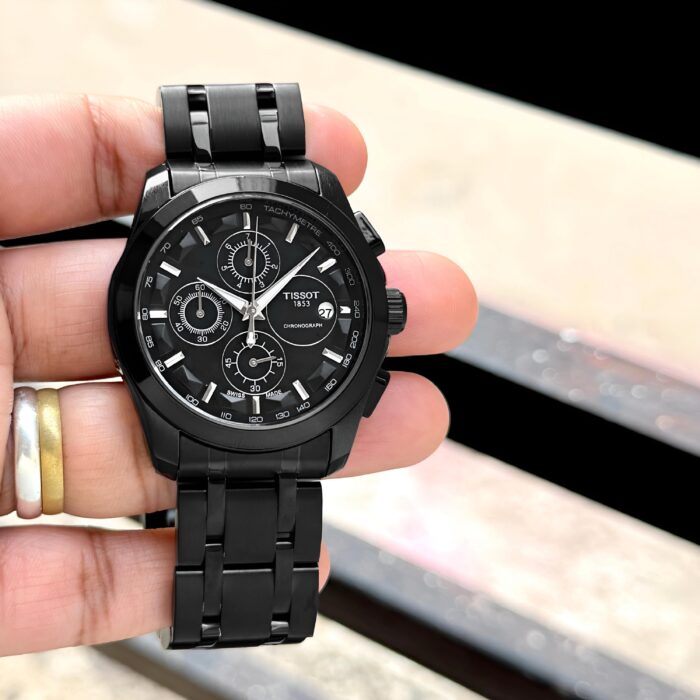 Tissot Couturier Chronograph – All Black Luxury Edition - Image 3