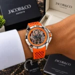 JACOB & CO. EPIC X RAM JANMABHOOMI TITANIUM EDITION 2 — ORANGE EDITION