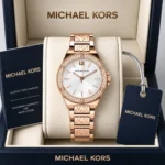 MICHAEL KORS ROSE GOLD TONE CRYSTAL-EMBELLISHED LADIES WATCH - Image 2